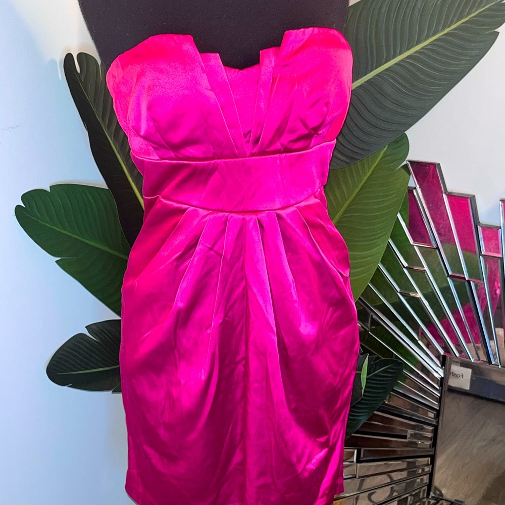 Hot Pink Mini Dress